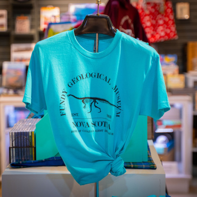  Fundy Geo Museum’s Gift Shop branded t shirt.